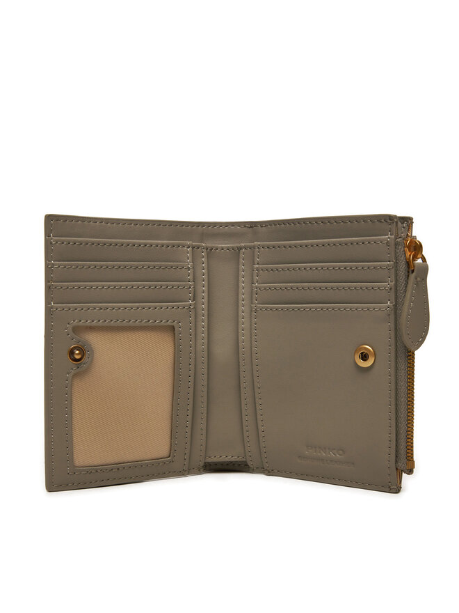 PINKO Liels sieviešu maks Pinko Compact Wallet . 103612 A0F1 Pelēks