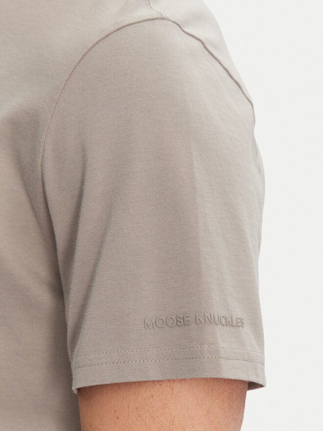 Moose Knuckles Moose Knuckles Футболка Conway M15MT760 Сірий Regular Fit