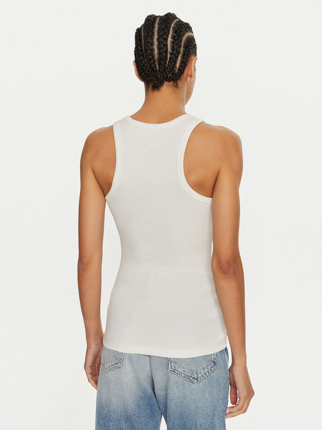 Calvin Klein Calvin Klein Τοπ Graphic K20K208065 Λευκό Slim Fit