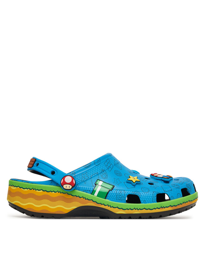 Crocs Pantoletten Crocs Super Mario Core Classic Clog 212138 Bunt