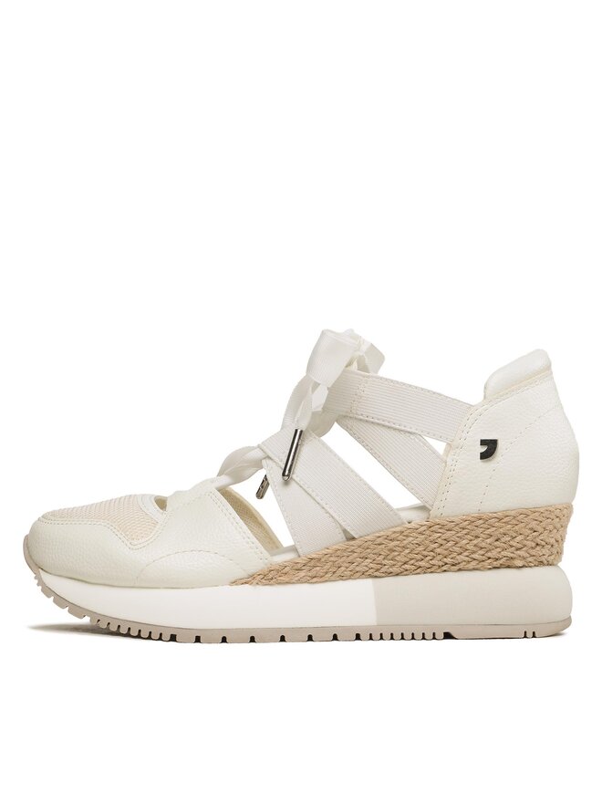 Sandales femme Gioseppo Lizarda - blanc - 39 - Compensé - Synthétique
