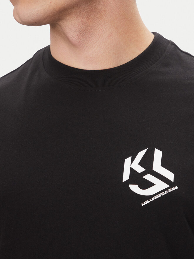 Karl Lagerfeld Jeans Karl Lagerfeld Jeans T-Shirt A2M17072 Schwarz Regular Fit