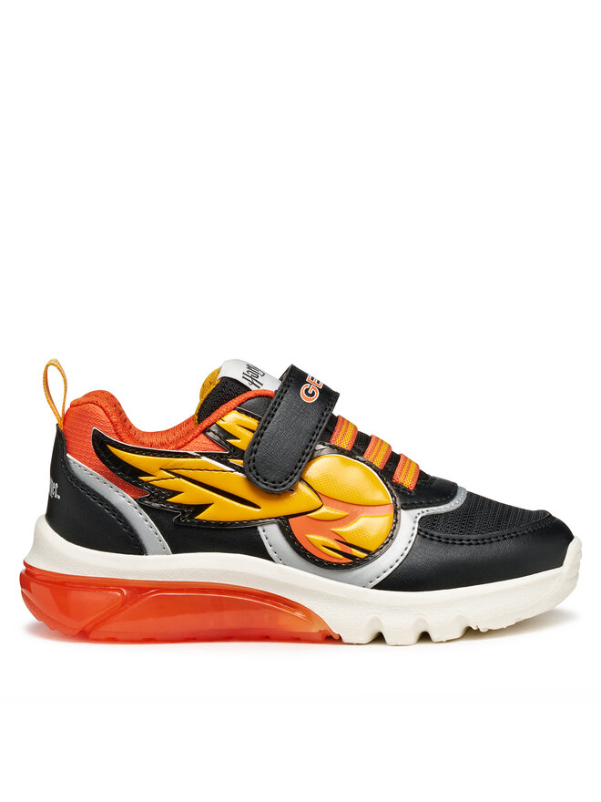 Geox Сникърси Geox J Ciberdron J56LBH 054FU C0038 M Черен