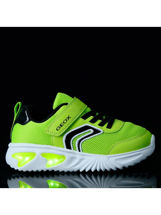 Geox Sneakersy Geox J Assister Boy J45DZC 014CE C3707 S Zelená