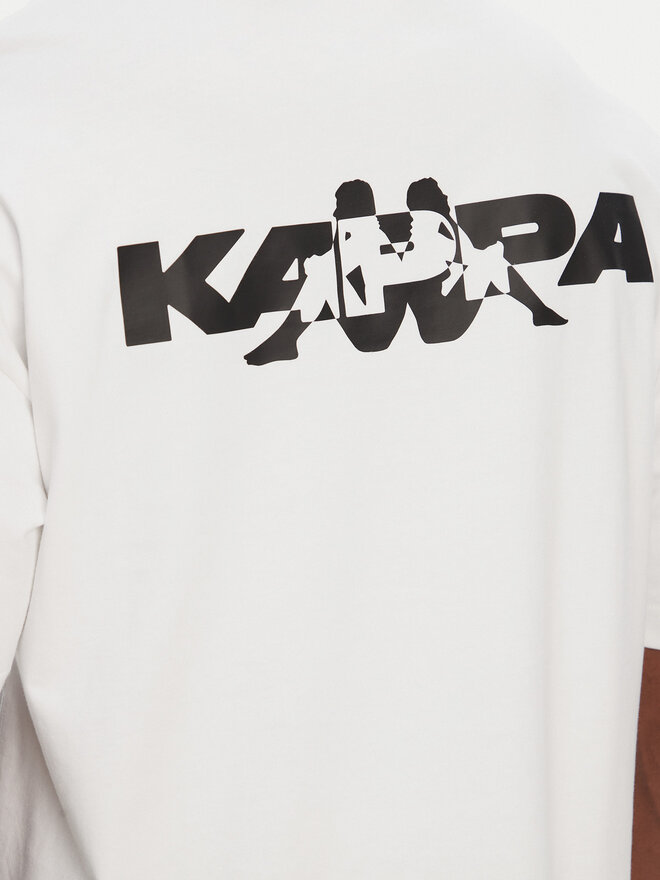 Kappa Kappa Marškinėliai Nyle 351S5GW Balta Regular Fit