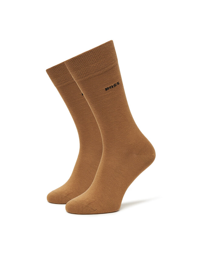 BOSS 2er-Set hohe Herrensocken BOSS 50467709 Beige