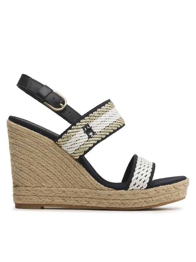 Tommy Hilfiger Alpargatas Tommy Hilfiger Golden Webbing Wedge FW0FW07089 Azul marino