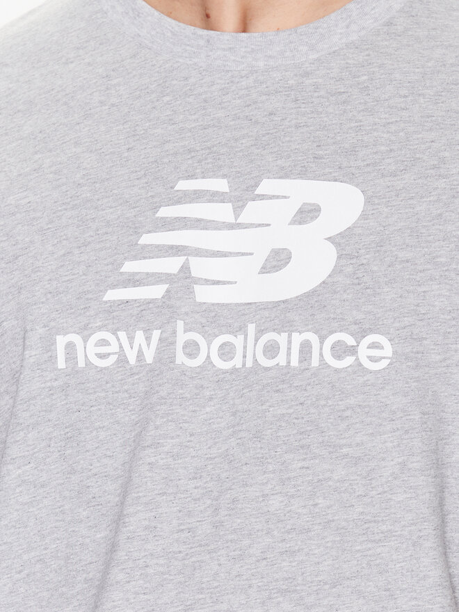 New Balance New Balance Marškinėliai MT31541 Pilka Relaxed Fit