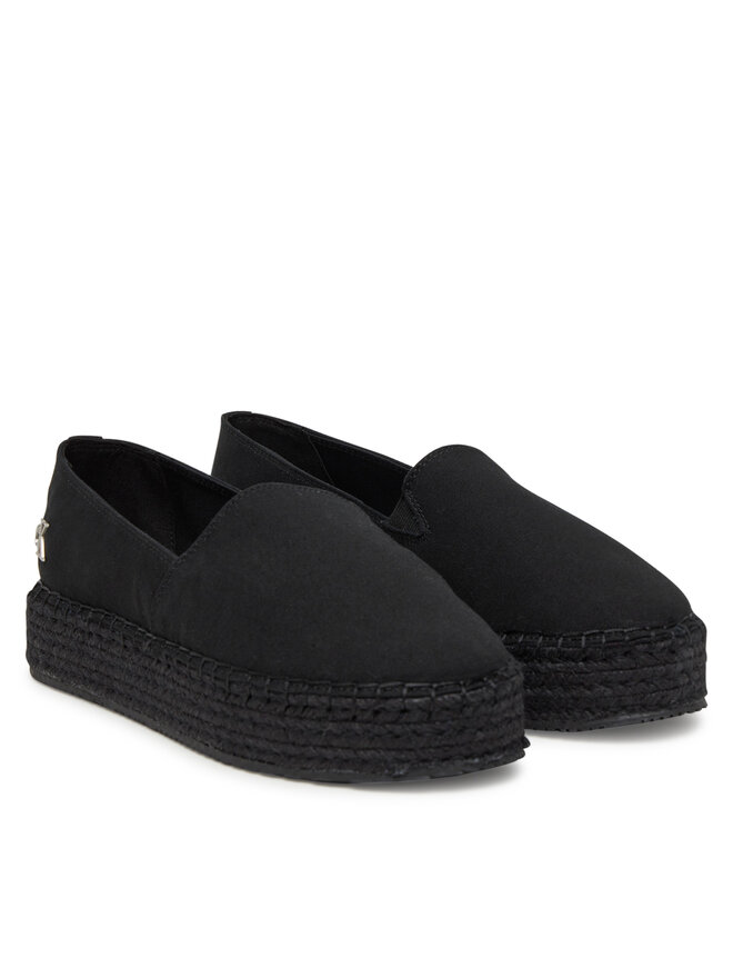 Calvin Klein Jeans Espadrile Calvin Klein Jeans Flatform Esdparille Mg/Hdw YW0YW01737 Negru