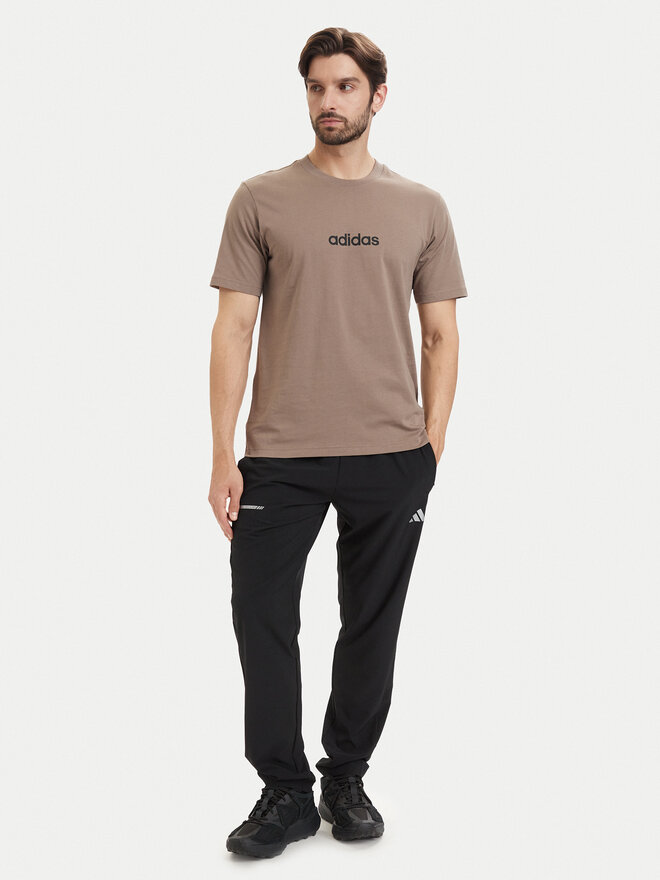 adidas adidas T-Shirt Essentials Linear KF2390 Beige Regular Fit