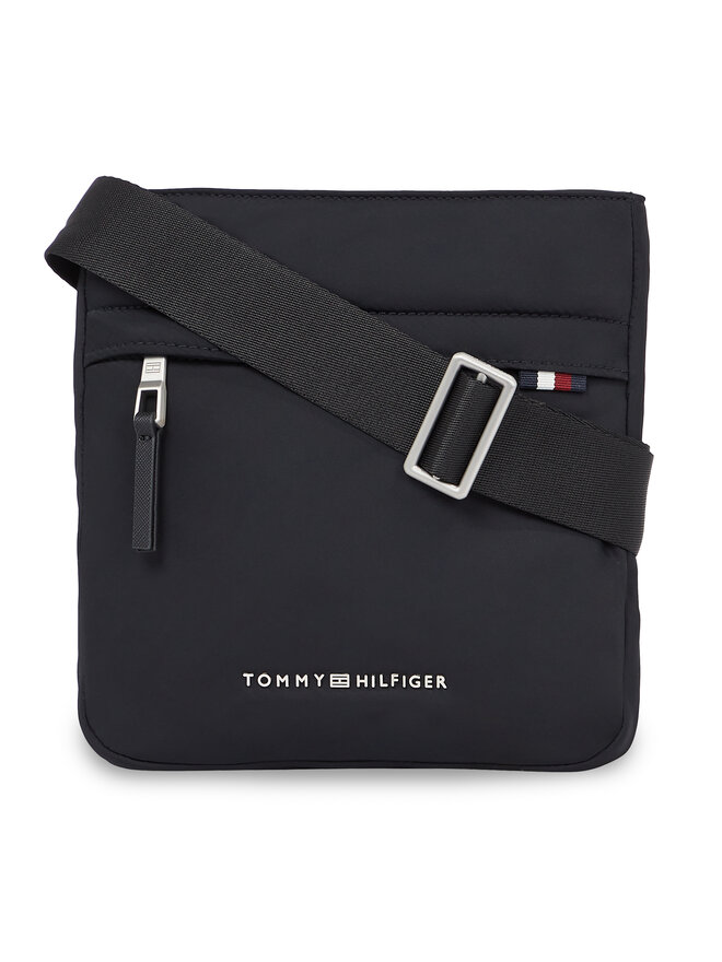 Tommy Hilfiger Crossover torbica Tommy Hilfiger Th Signature Mini Crossover AM0AM12216 Crna
