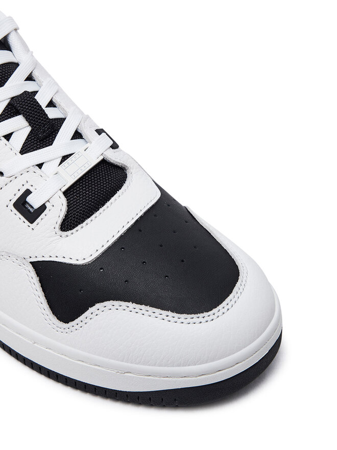 Tommy Jeans Sneakersy Tommy Jeans Tjm Retro Basket Cupsole Tumble EM0EM01513 Biały