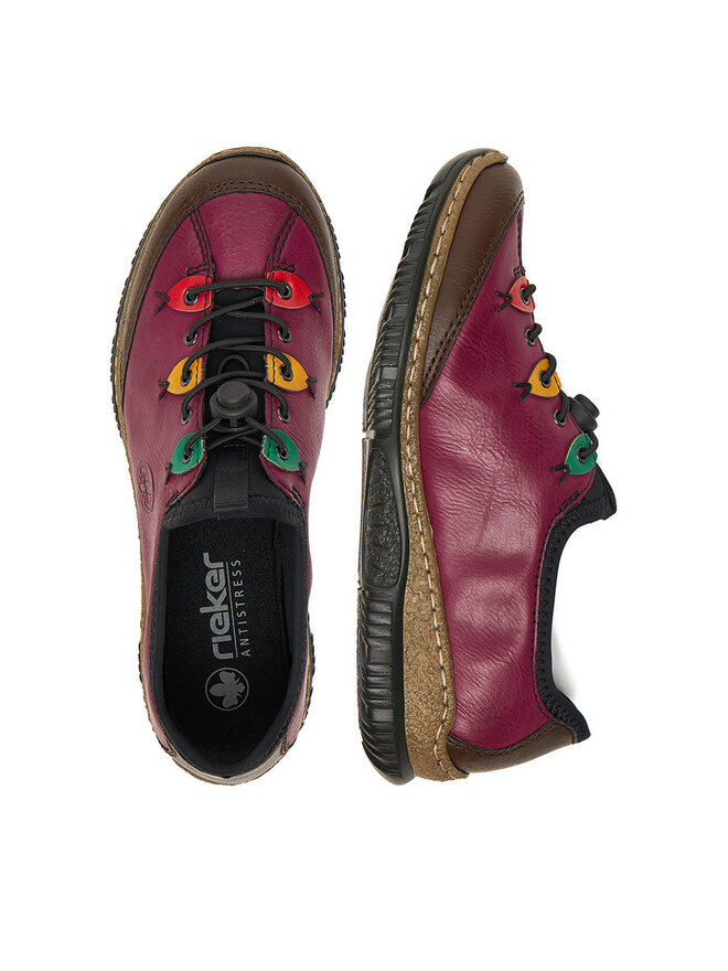 Rieker Pusbačiai Rieker N3271-30 Violetinė