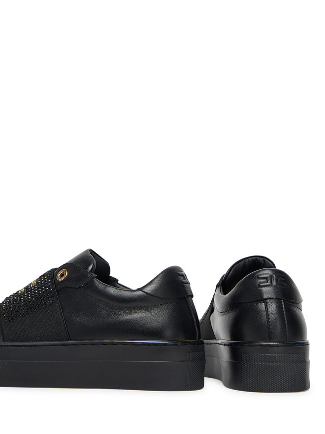 Elisabetta Franchi Снікерcи Elisabetta Franchi Low Cut Velcro F4A9-E0355-1251 D Чорний
