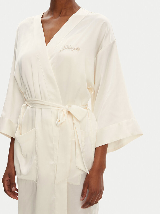 Juicy Couture Juicy Couture Bademantel JCLRB125513 Écru