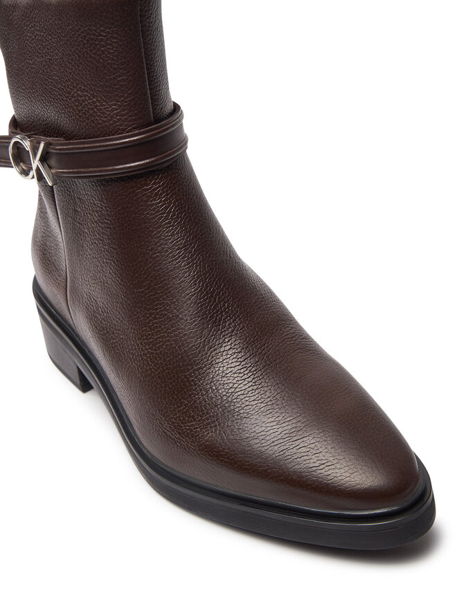 Calvin Klein Μποτάκια Calvin Klein HW0HW02183 Καφέ