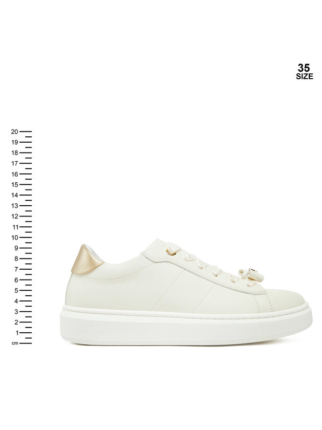 Calvin Klein Jeans Сникърси Calvin Klein Jeans Low Cut Lace-Up Sneaker V4A9-83047-0214 S Бял