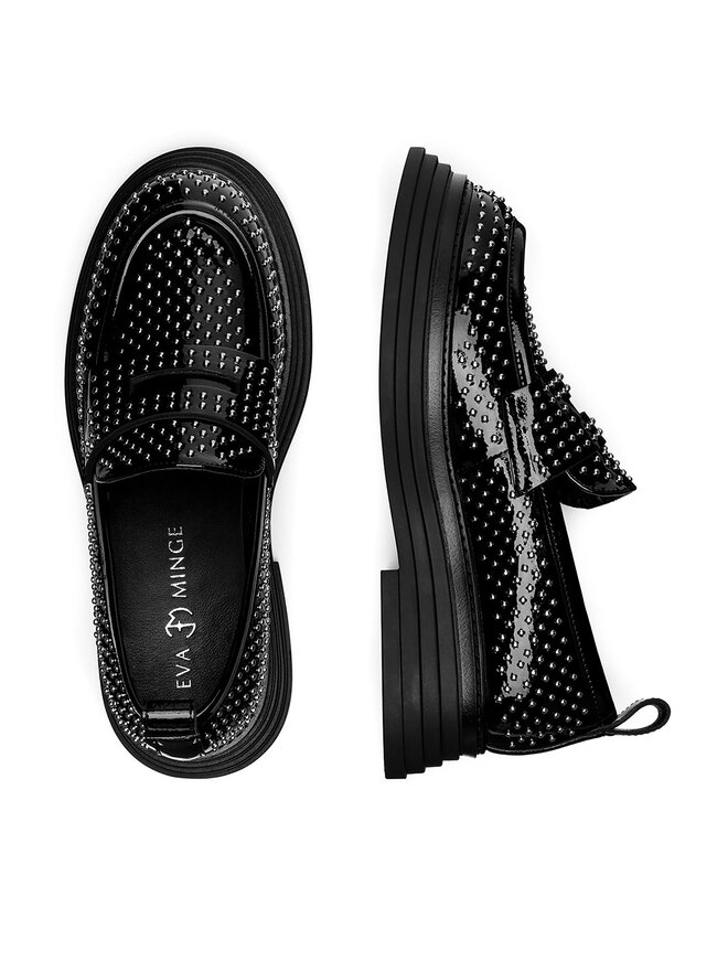 Eva Minge Mocasini Eva Minge RAJI-319-01 Negru