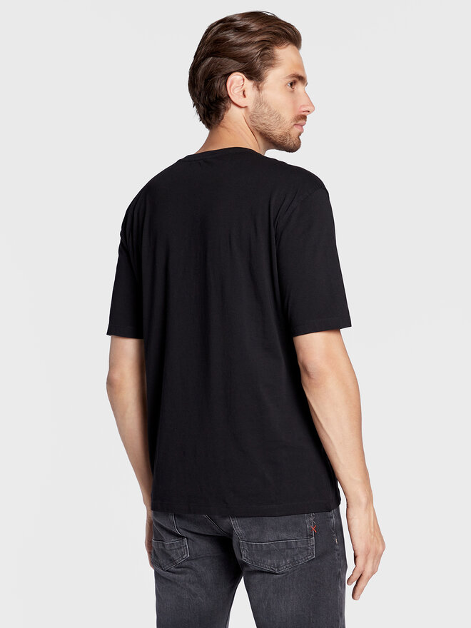 Sisley Sisley T-Shirt 3I1XS101J Μαύρο Regular Fit