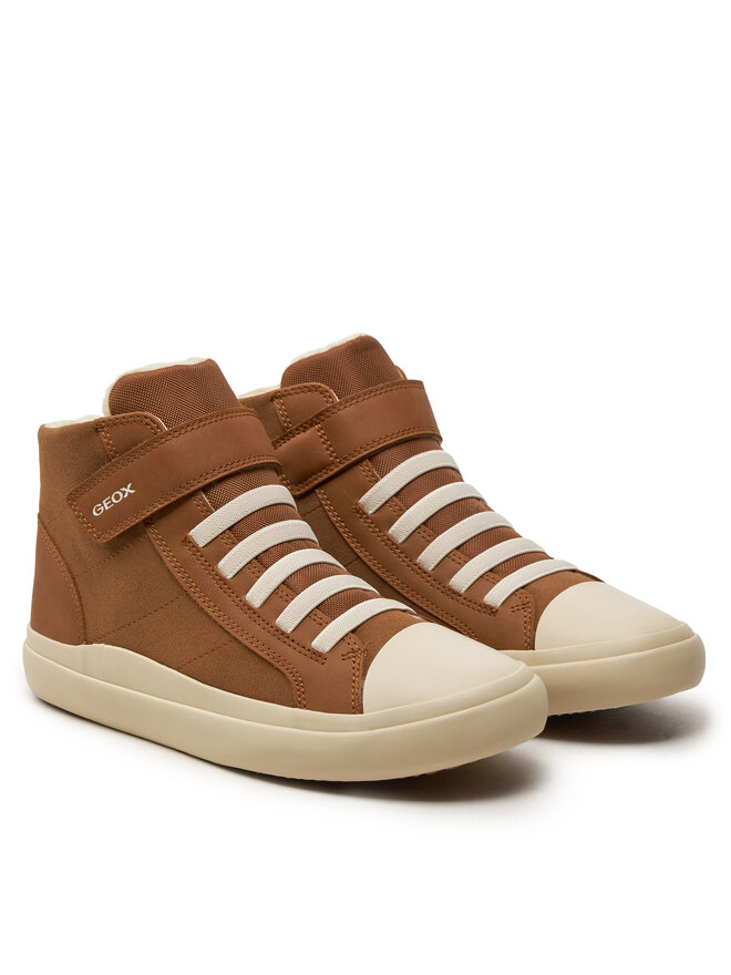 Geox Tenisice Geox J Gisli Boy J465CB 0AFME C0013 S Smeđa