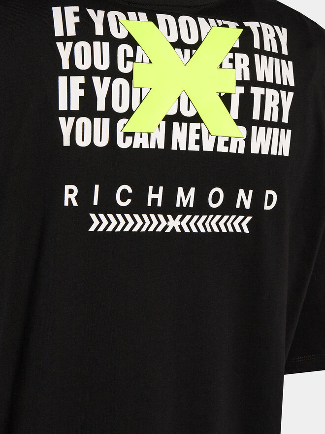 Richmond X Richmond X T-Shirt Hugly UMP24059TS Μαύρο Regular Fit