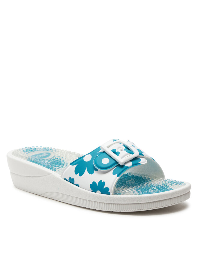 Mules sandales de bain Scholl New Massage F29960 Blanc chaussures