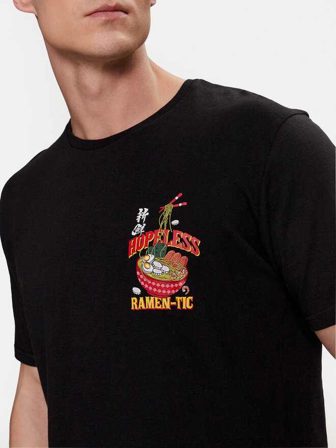 Brave Soul Brave Soul T-Shirt MTS-149TAKEAWAY Schwarz Straight Fit
