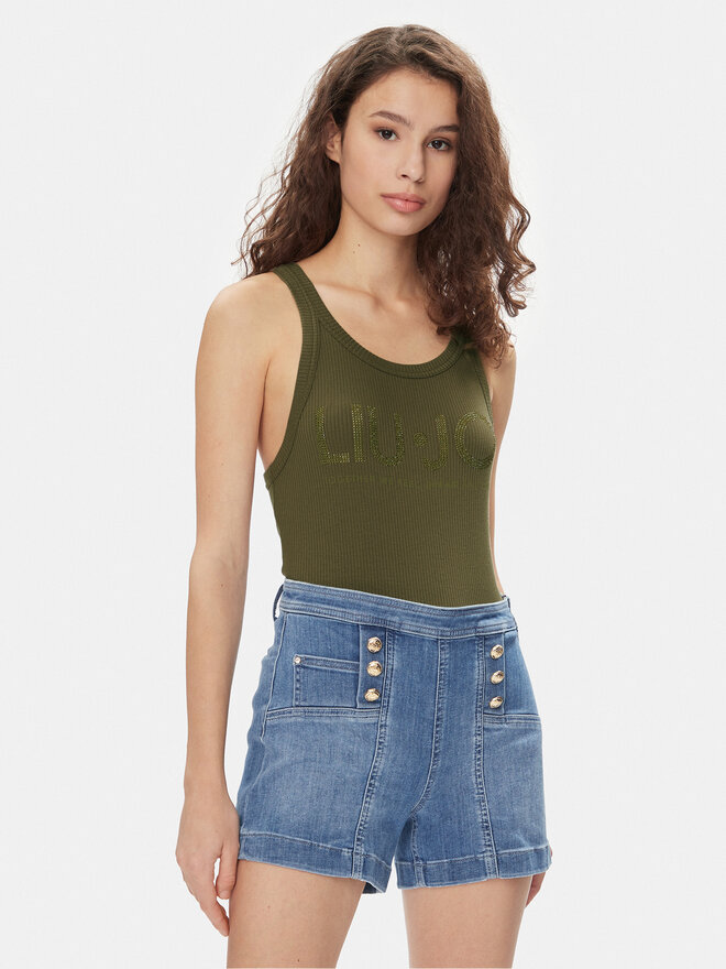 Liu Jo Liu Jo Top MA4327 J4695 Khakifarben Slim Fit