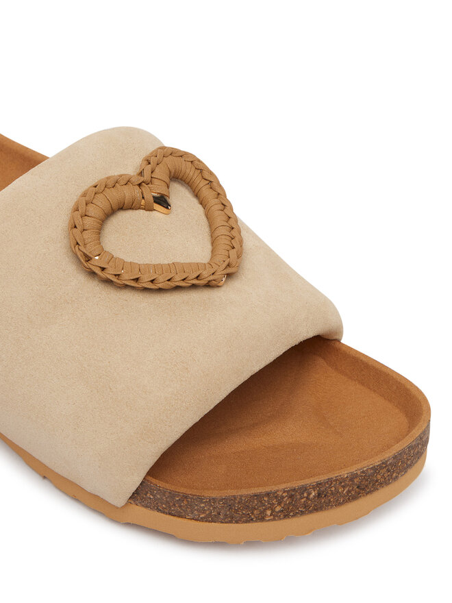 LOVE MOSCHINO Шльопанці LOVE MOSCHINO JA28363G0OIG5104 Бежевий