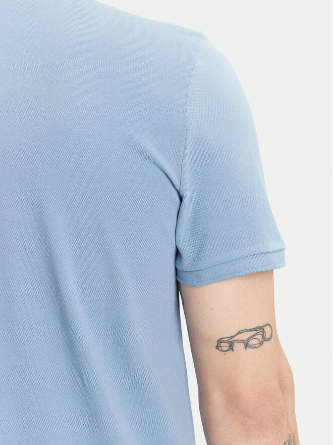 Moose Knuckles Moose Knuckles Поло Everett M34MT712 Голубий Slim Fit