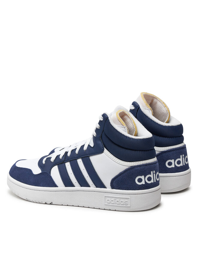 adidas Sneakersy adidas Hoops 3 Mid Lifestyle Basketball Classic Vintage IG1432 Biały