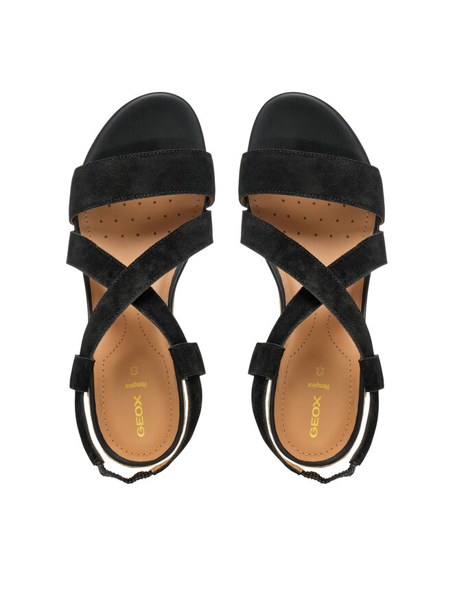 Geox Espadrilles Geox D Ischia Corda D55HHA 00022 C9999 Schwarz