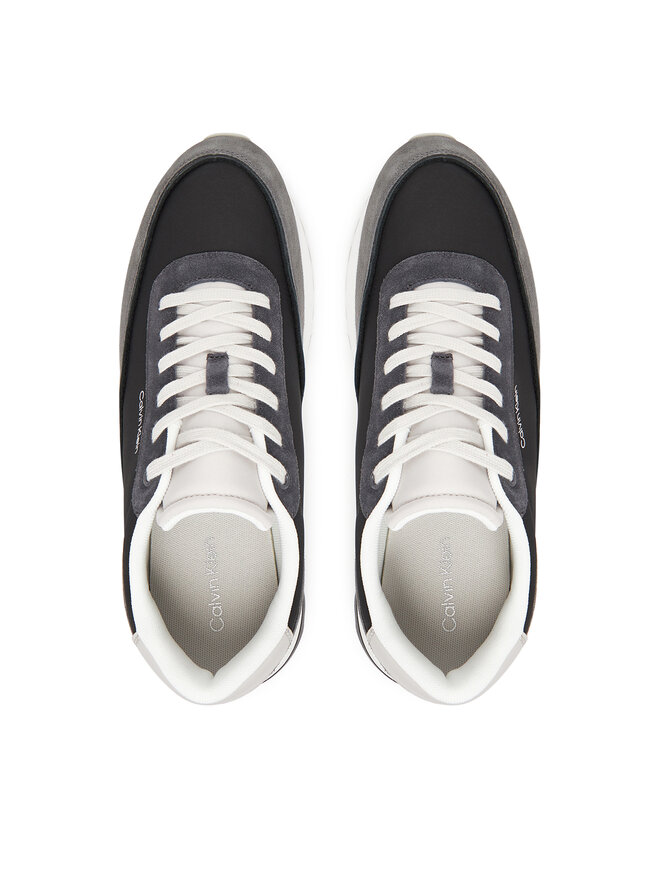 Calvin Klein Снікерcи Calvin Klein Low Top Lace Up Repreve Mix HM0HM01714 Сірий