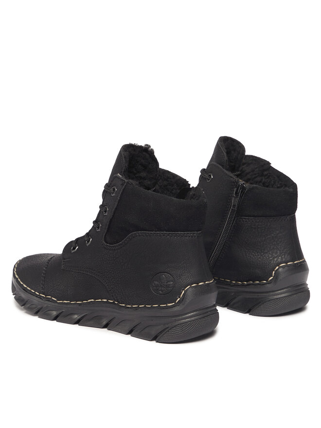 Rieker Schnürschuhe Rieker 55000-00 Schwarz