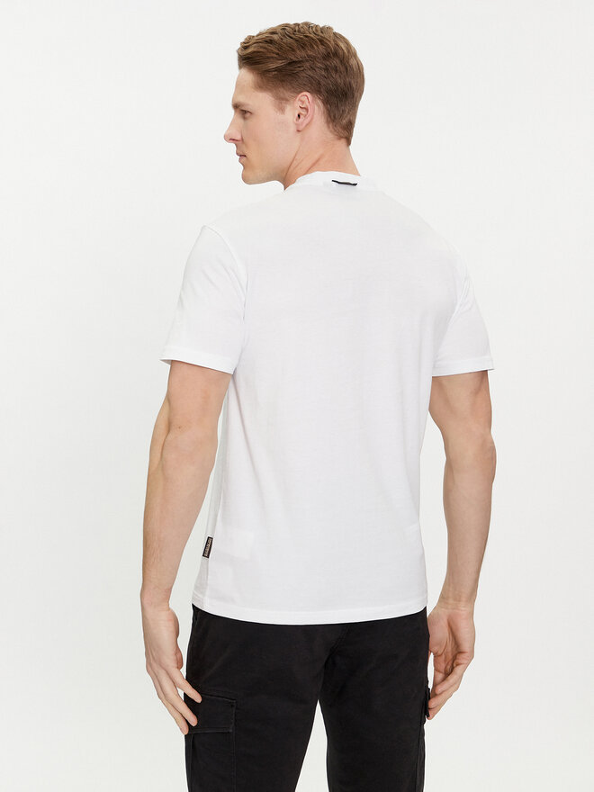 Napapijri Napapijri Marškinėliai S-Manta NP0A4HQH Balta Regular Fit