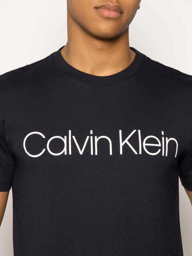 Calvin Klein Calvin Klein T-Shirt Logo K10K104063 Dunkelblau Regular Fit