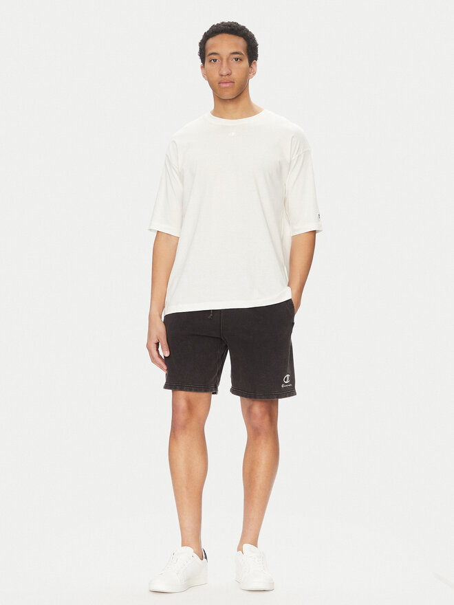Champion Champion Футболка 117537 Écru Loose Fit