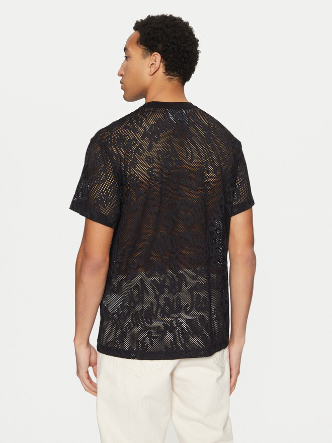 Versace Jeans Couture Versace Jeans Couture T-Shirt 78GAH6R0 Μαύρο Regular Fit