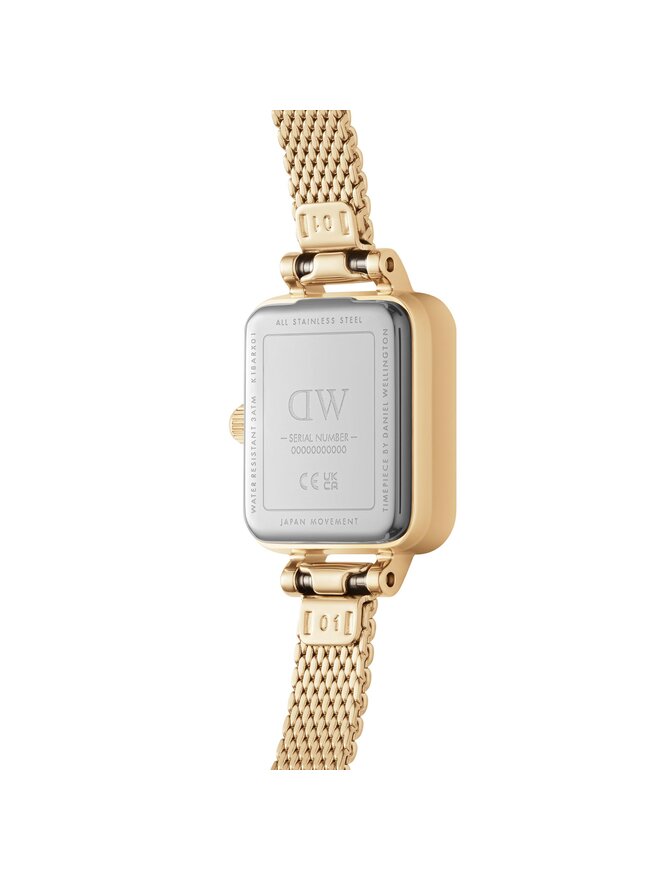 Daniel Wellington Zegarek Daniel Wellington Quadro Mini DW00100652 Złoty