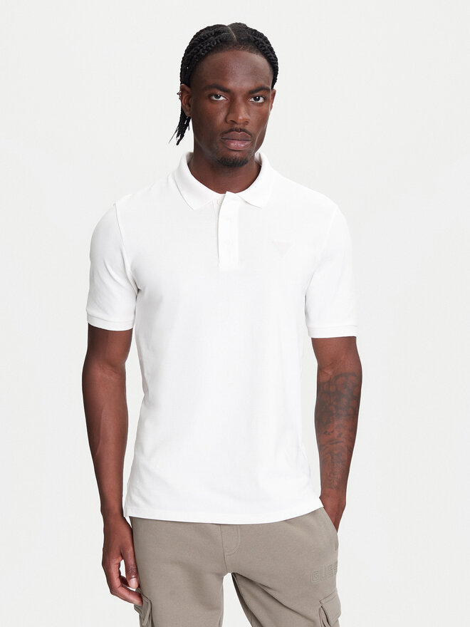 Guess Guess Polo Z5YP02 K9WF1 Blanco Regular Fit