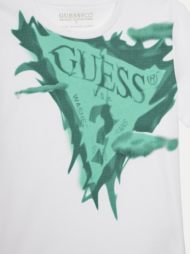 Guess Guess Marškinėliai L5GI20 K8HM4 Balta Regular Fit