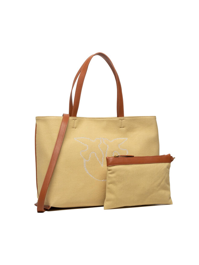 PINKO Τσάντα Pinko Everyday 2 Shopping PE 22 PLTT 1P22MQ Y7V2 Κίτρινο