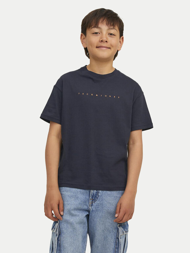 Jack&Jones Junior Jack&Jones Junior Marškinėliai Star 12237435 Tamsiai mėlyna Relaxed Fit