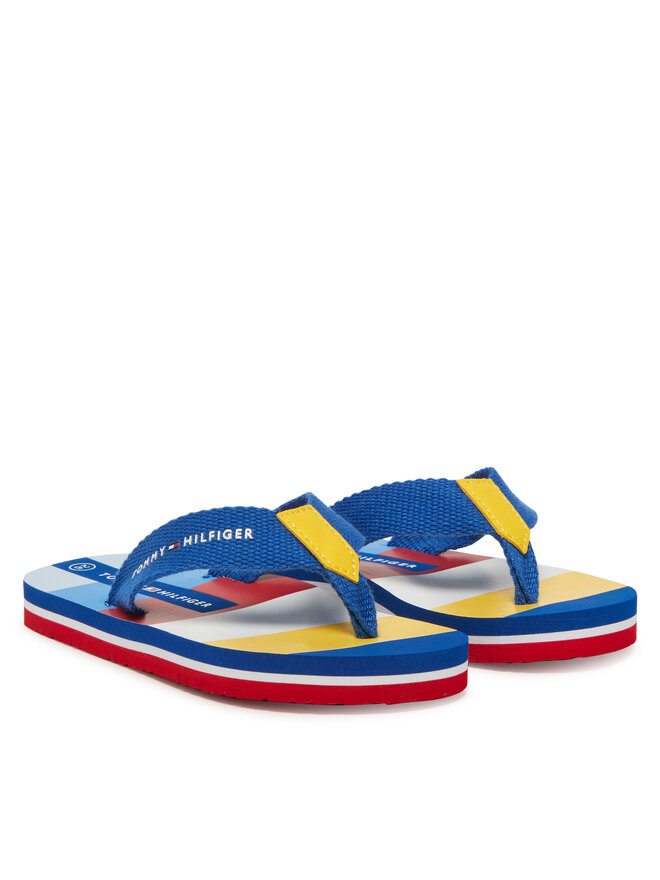Tommy Hilfiger Šlepetės per pirštą Tommy Hilfiger T3X8-33907-0058Y913 M Tamsiai mėlyna
