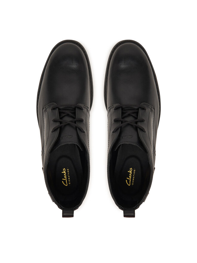 Clarks Schnürschuhe Clarks Aldwin Mid GTX GORE-TEX 26183249 Schwarz
