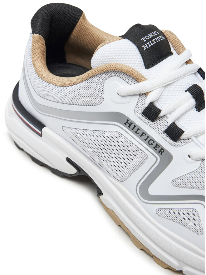 Tommy Hilfiger Αθλητικά Tommy Hilfiger M Runner Tech Knit FM0FM05109 Λευκό
