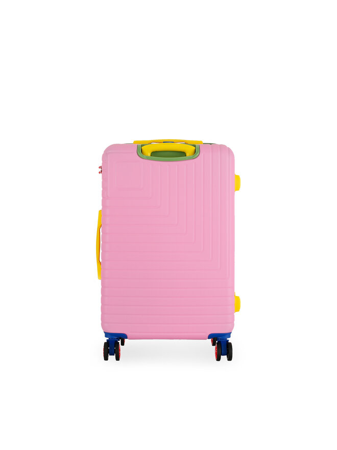 Semi Line Μεσαία Βαλίτσα Semi Line T5941-2 Ροζ