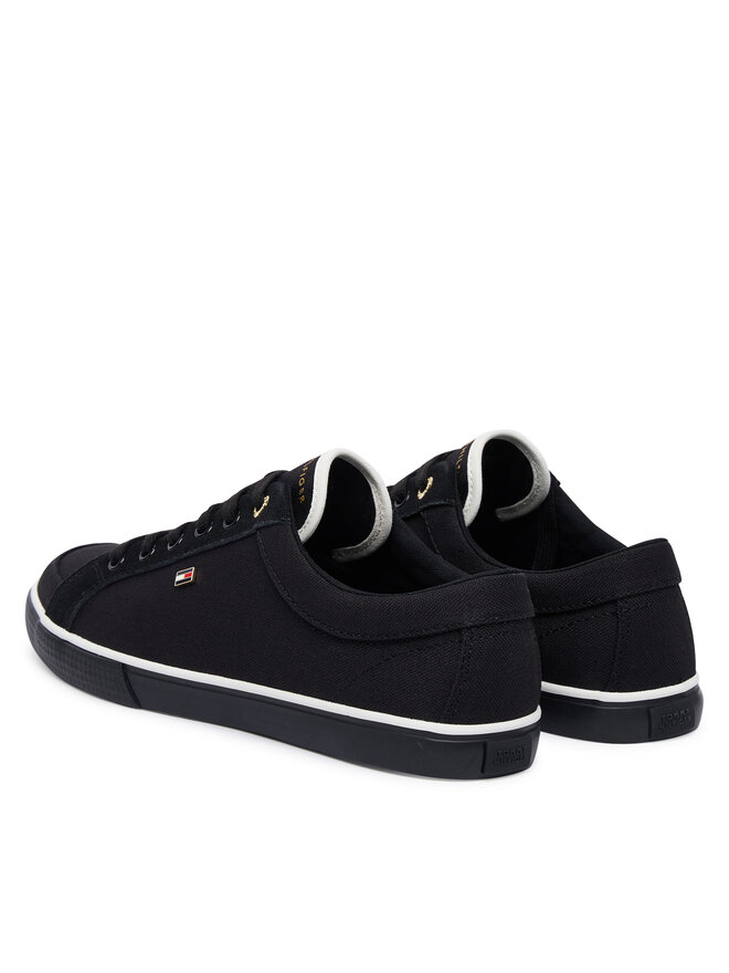 Tommy Hilfiger Sneakers aus Stoff Tommy Hilfiger Th Low FW0FW09390 Schwarz