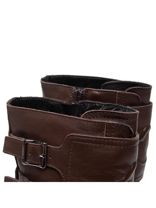 PINKO Bakancs Pinko Cumino Bootie 1H2135 A072 Barna