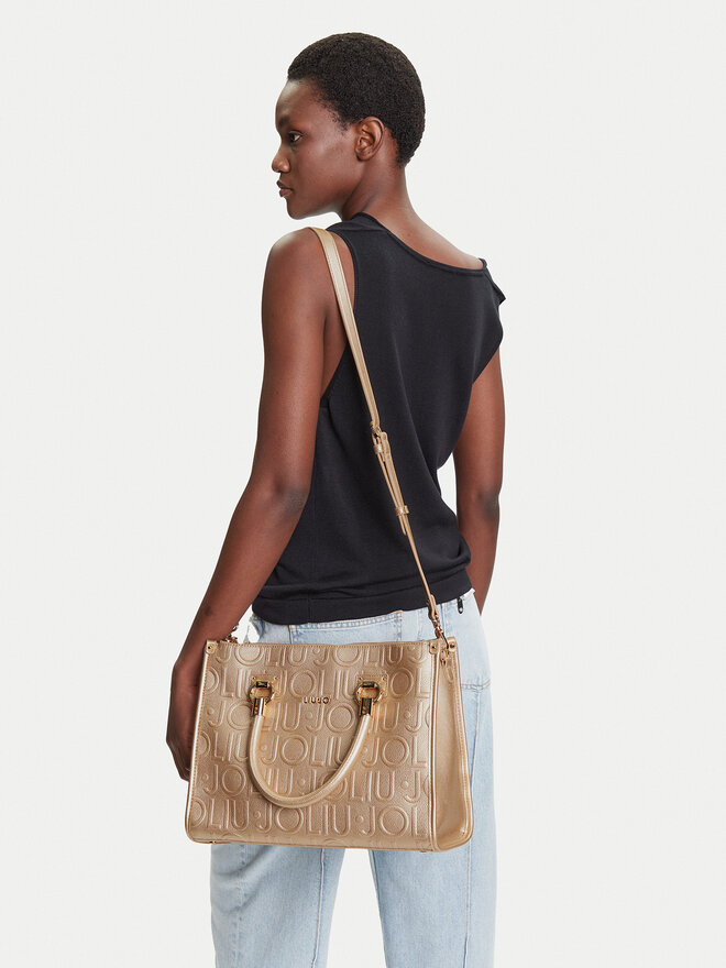 Liu Jo Сумка Liu Jo Ecs M Satchel AF5008 E0538 Золотий